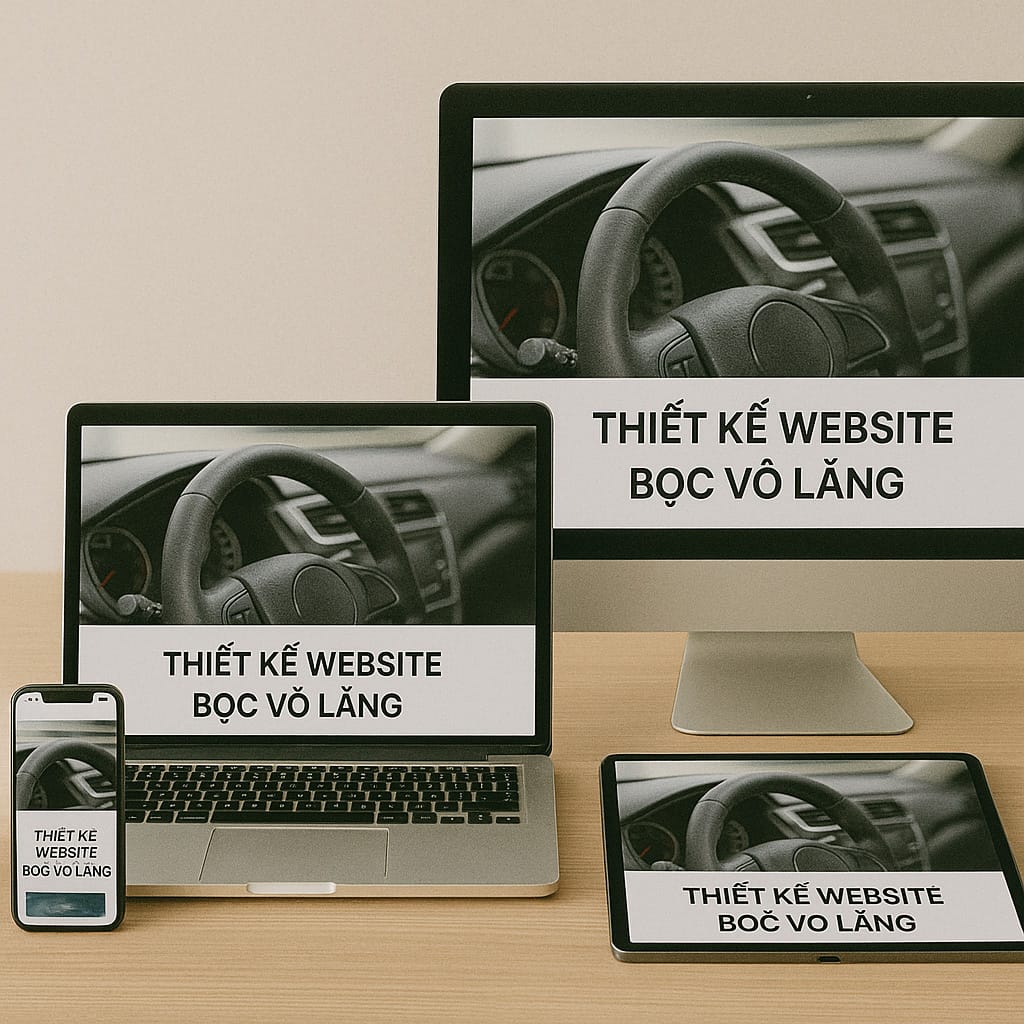 Thiết Kế Website Bọc Vô Lăng Chuẩn SEO – Thu Hút Khách Hàng