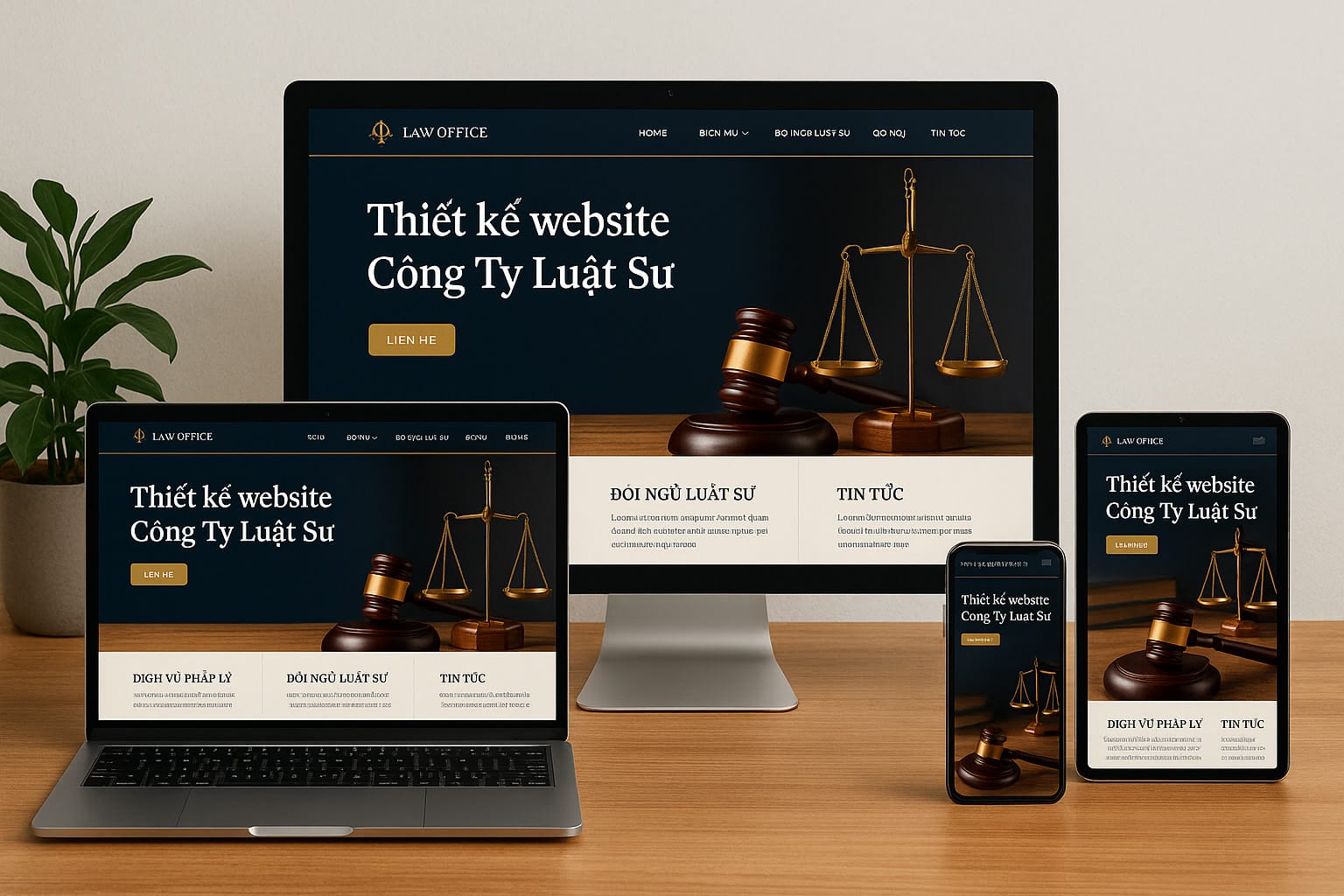 Thiết Kế Website Công Ty Luật Sư Chuẩn SEO, Chuyên Nghiệp