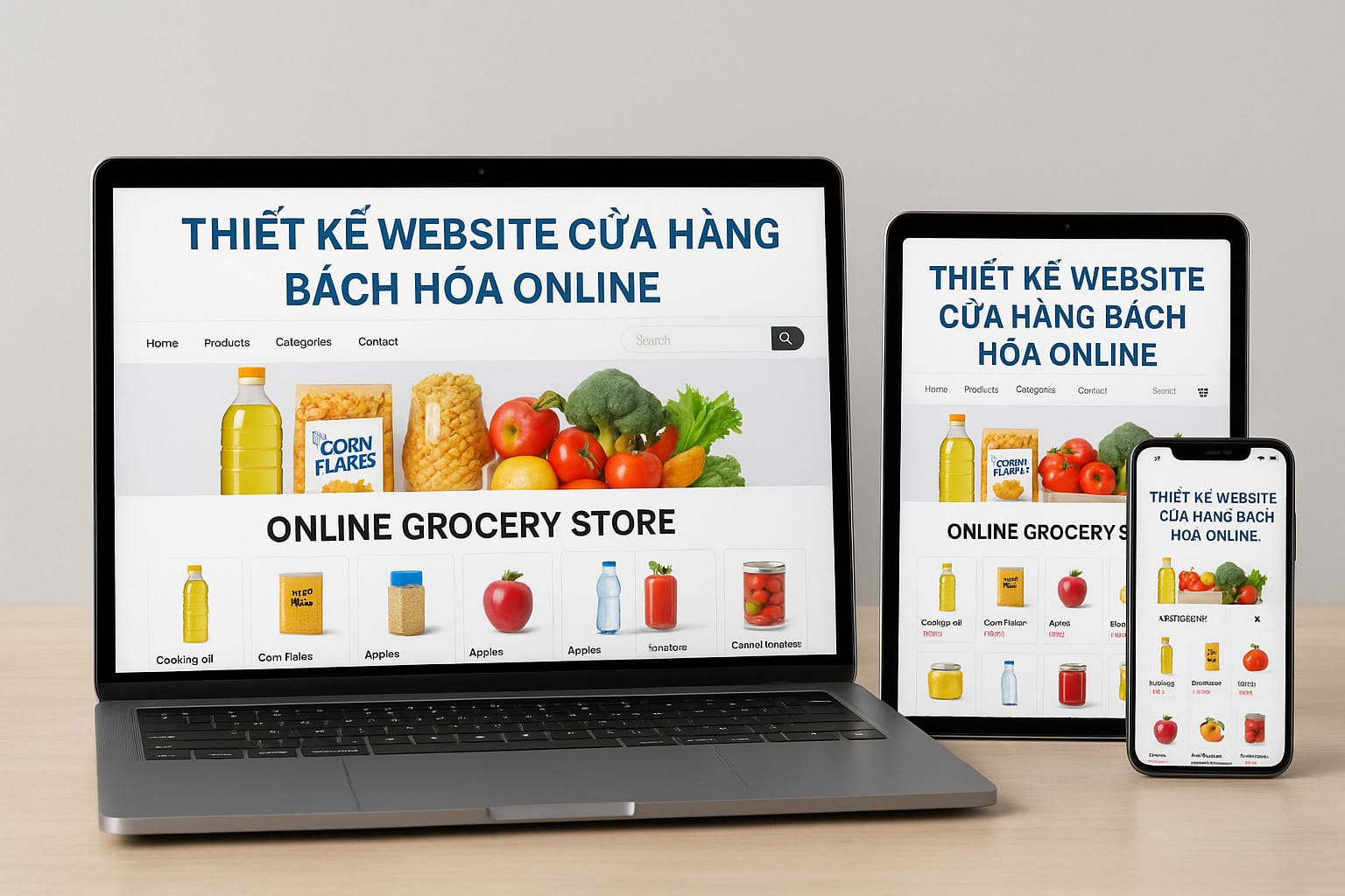 Thiết Kế Website Cửa Hàng Bách Hóa Online – Bán Hàng Hiệu Quả