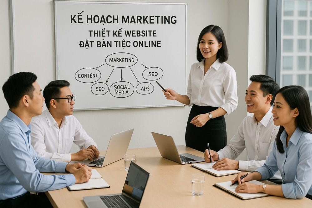 Thiết kế Website Đặt Bàn Tiệc Online Chuyên Nghiệp, Chuẩn SEO