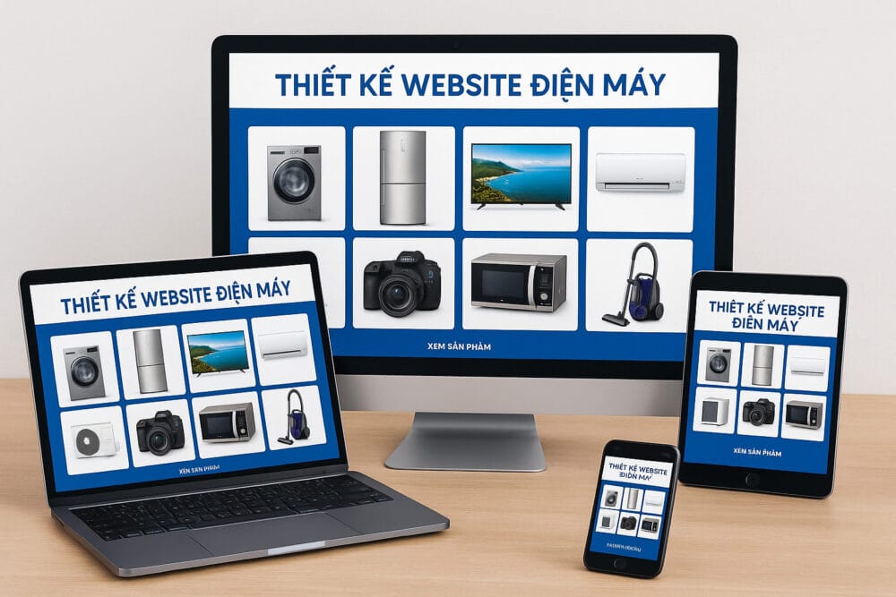 Thiết Kế Website Điện Máy Chuyên Nghiệp – Tối Ưu Bán Hàng