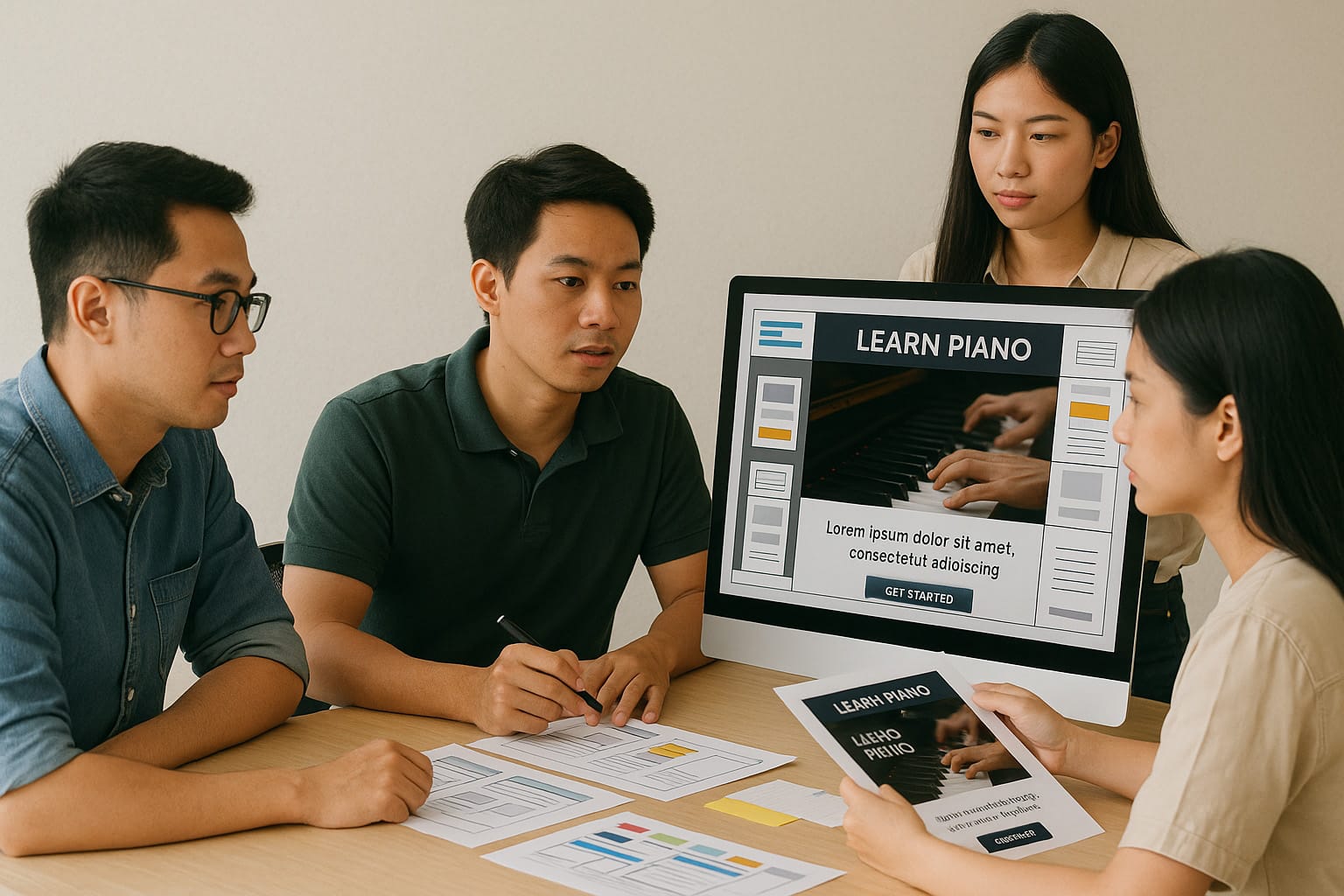 Thiết kế website Học piano – Chuẩn SEO, thu hút học viên