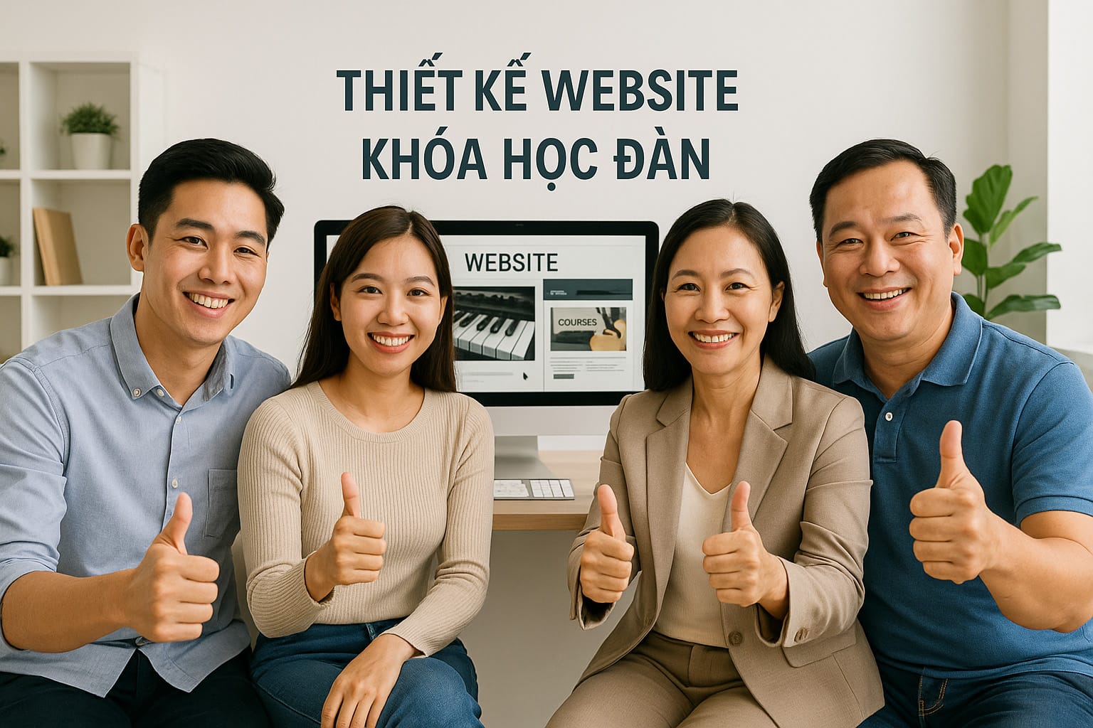 Thiết Kế Website Khóa Học Đàn Chuẩn SEO – Tối Ưu Chuyển Đổi