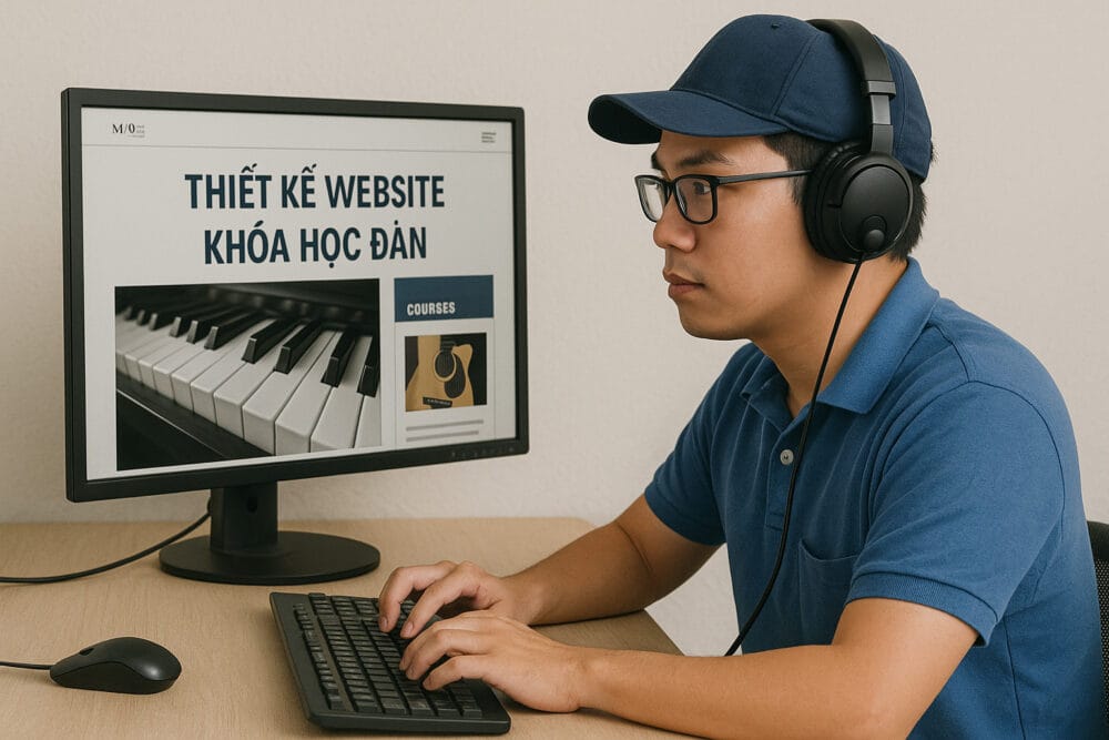 Thiết Kế Website Khóa Học Đàn Chuẩn SEO – Tối Ưu Chuyển Đổi