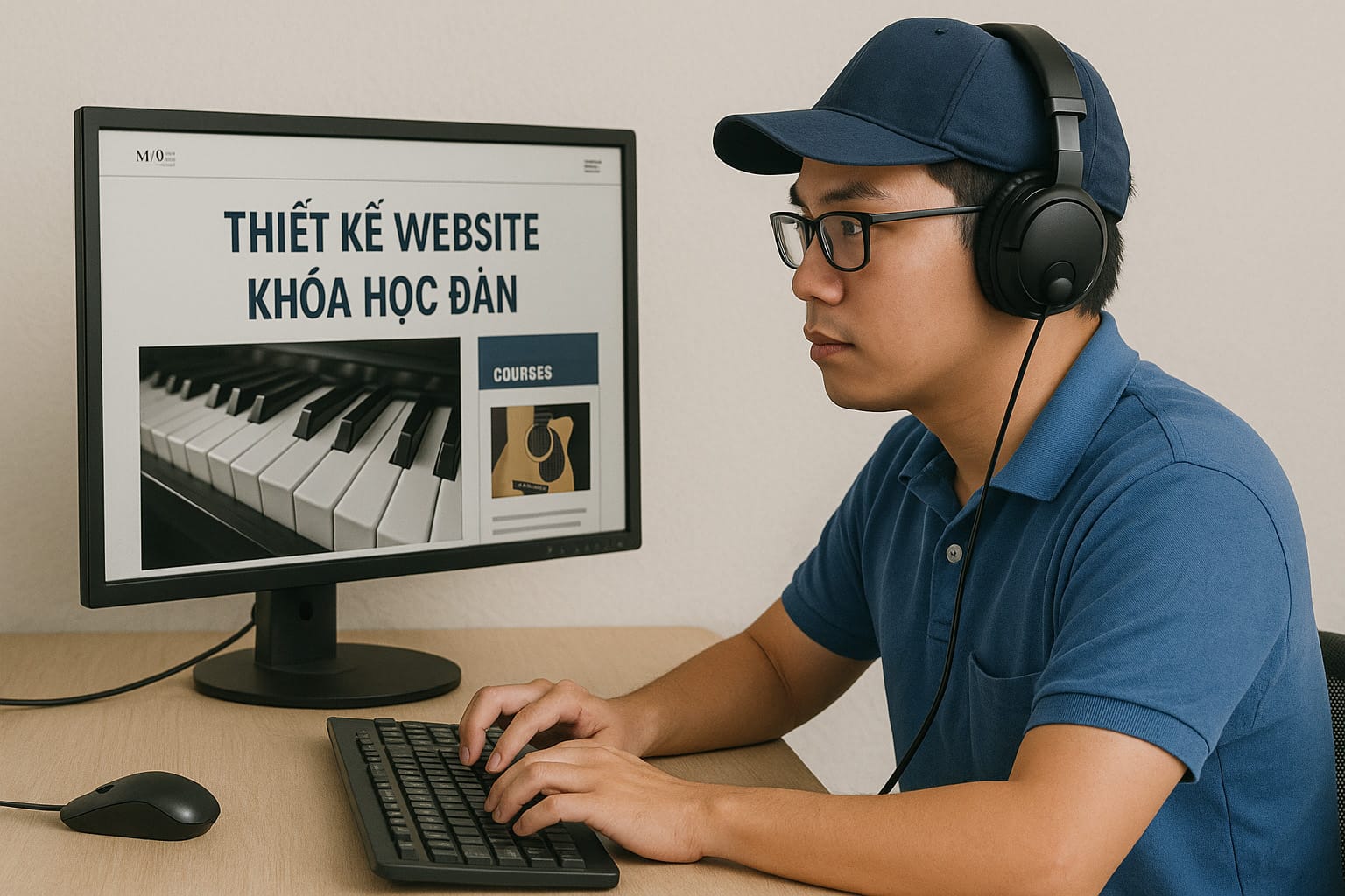 Thiết Kế Website Khóa Học Đàn Chuẩn SEO – Tối Ưu Chuyển Đổi