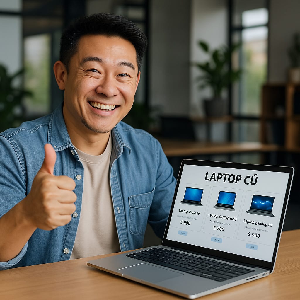Thiết Kế Website Laptop Cũ Chuẩn SEO – Tăng Doanh Thu Ngay