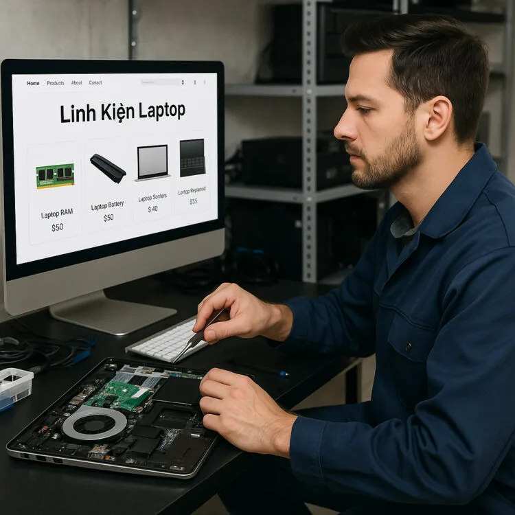 Thiết Kế Website Linh Kiện Laptop Chuẩn SEO – Tăng Doanh Số