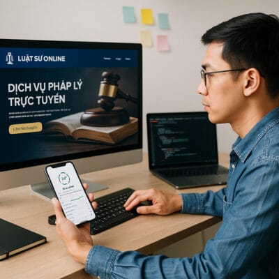 Thiết Kế Website Luật Sư Online – Tư Vấn Pháp Lý Toàn Quốc