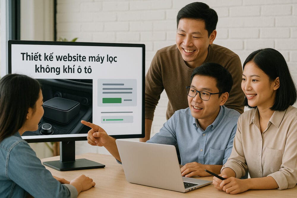 Thiết kế Website Máy Lọc Không Khí Ô Tô Chuẩn SEO, Tối Ưu UX