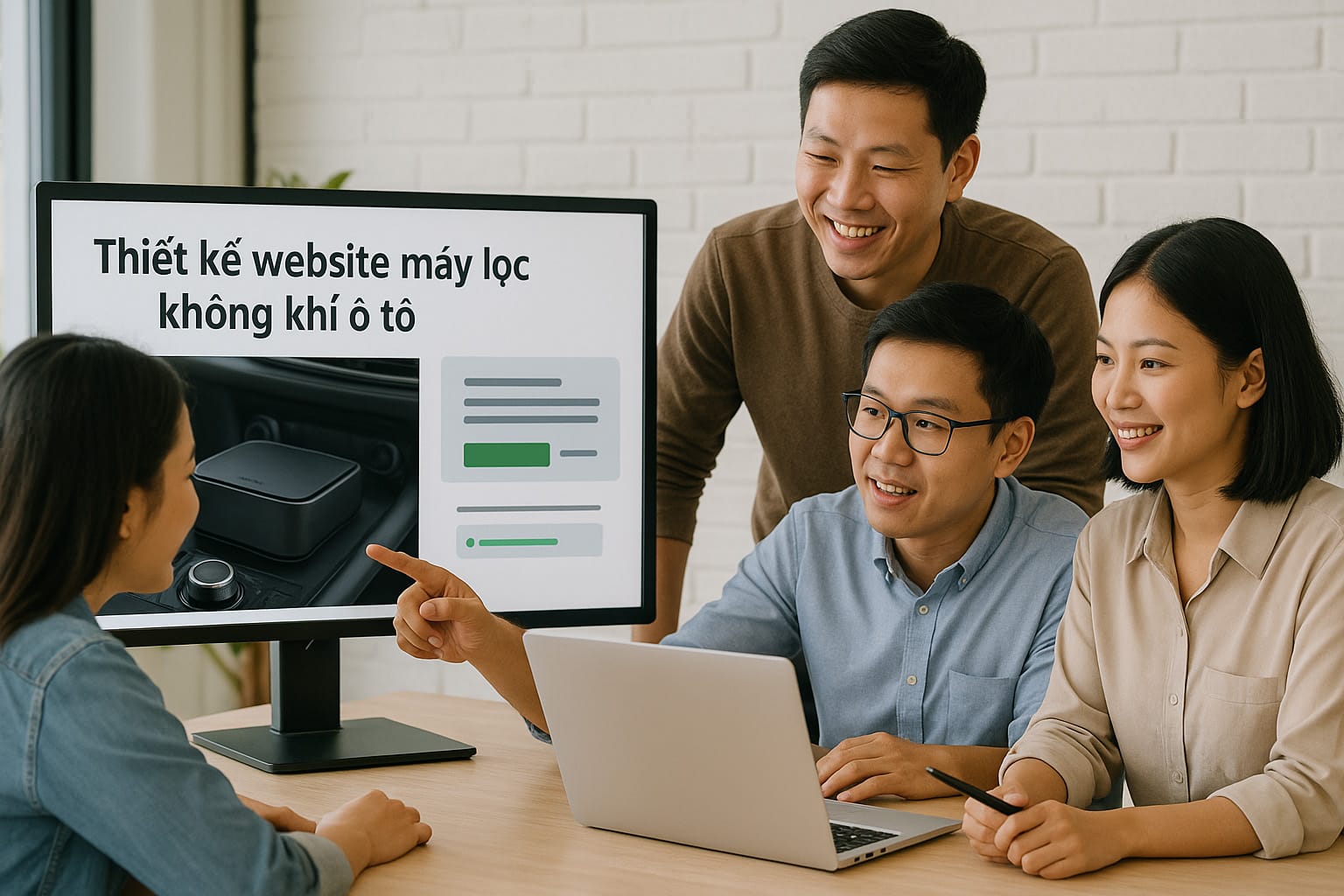 Thiết kế Website Máy Lọc Không Khí Ô Tô Chuẩn SEO, Tối Ưu UX