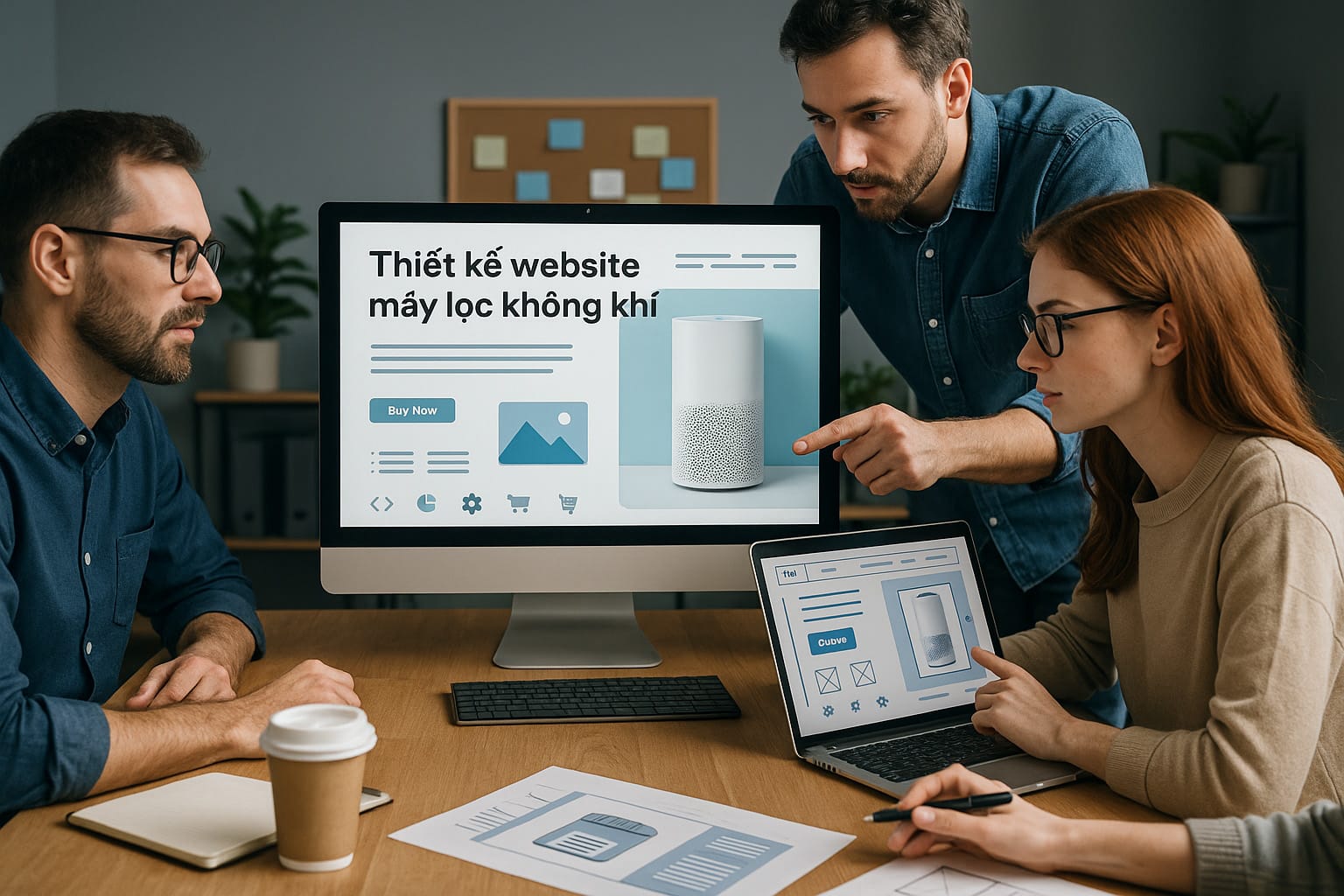 Thiết Kế Website Máy Lọc Không Khí Tối Ưu Chuyển Đổi