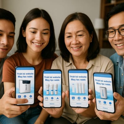 Thiết Kế Website Máy Lọc Nước Chuẩn SEO, Giao Diện Đẹp