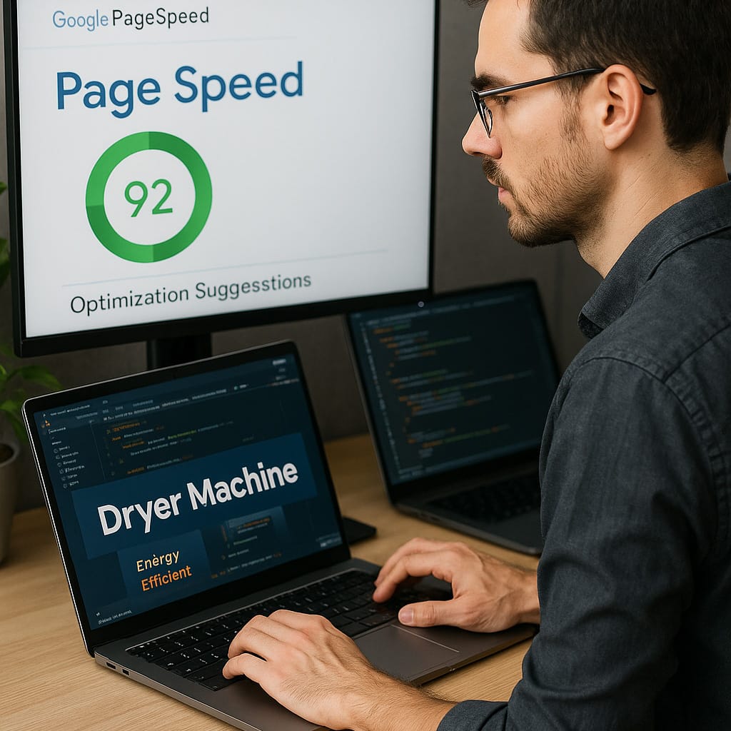 Thiết Kế Website Máy Sấy Quần Áo Tối Ưu Chuyển Đổi