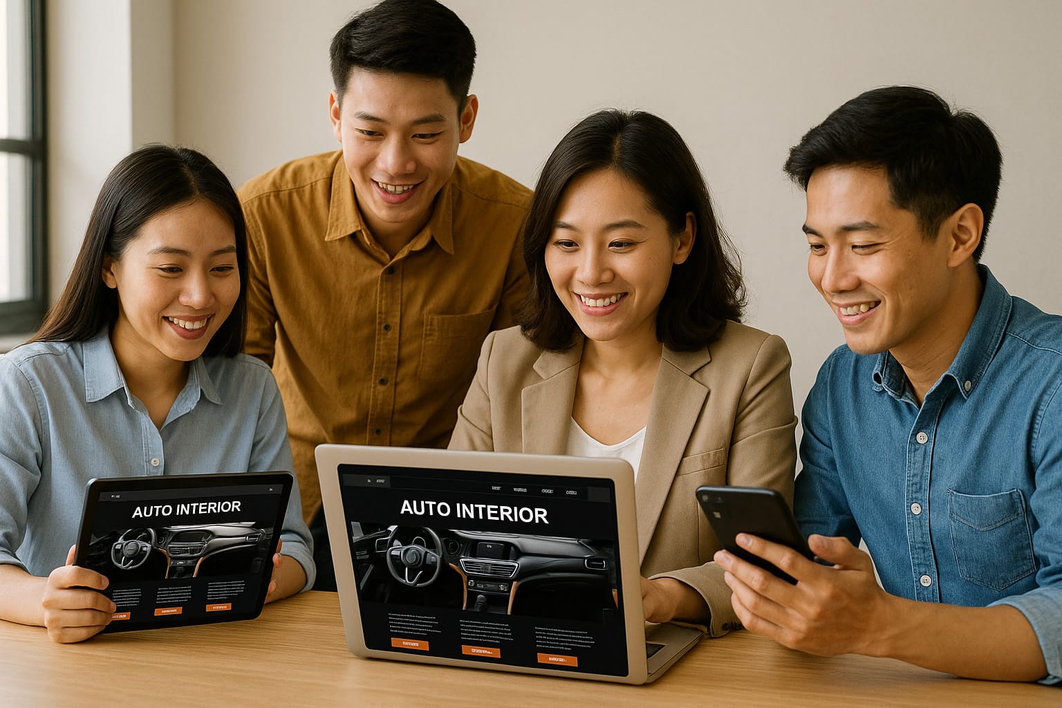 Thiết Kế Website Nội Thất Ô Tô Chuẩn SEO – Thu Hút Khách Hàng