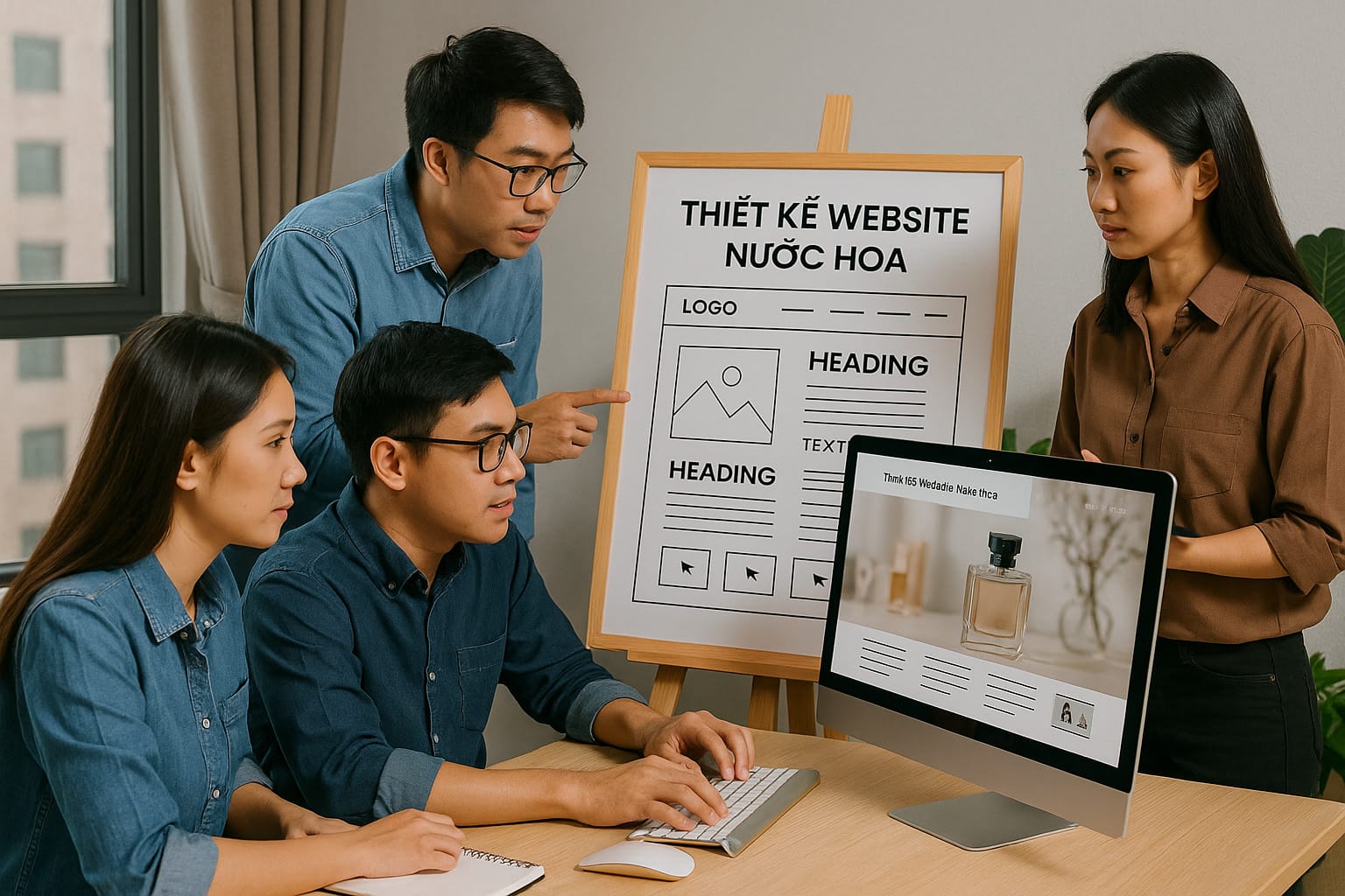 Thiết Kế Website Nước Hoa Chuẩn SEO – Giao Diện Sang Trọng