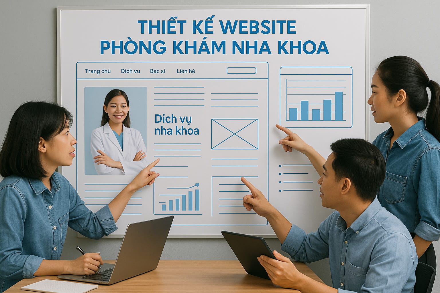 Thiết Kế Website Phòng Khám Nha Khoa | Giao Diện Đẹp Tối Ưu SEO