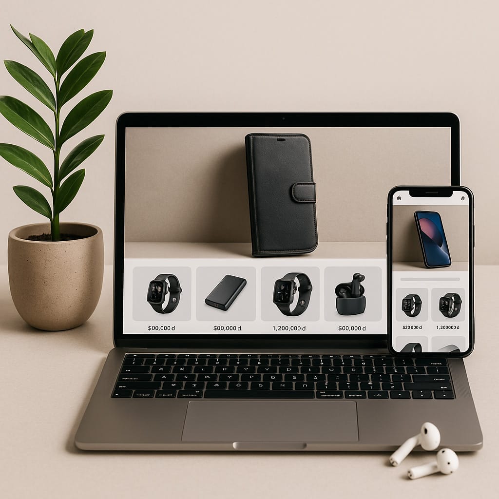 Thiết Kế Website Phụ Kiện Điện Thoại Chuyên Nghiệp, Chuẩn SEO