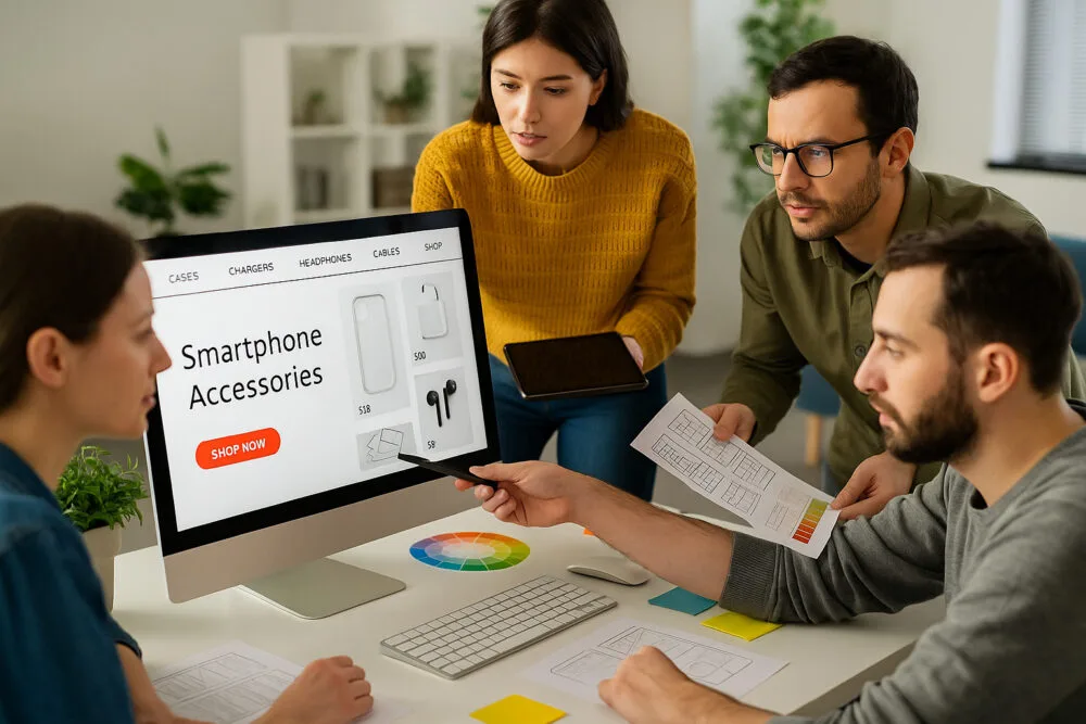 Thiết Kế Website Phụ Kiện Điện Thoại Chuyên Nghiệp, Chuẩn SEO
