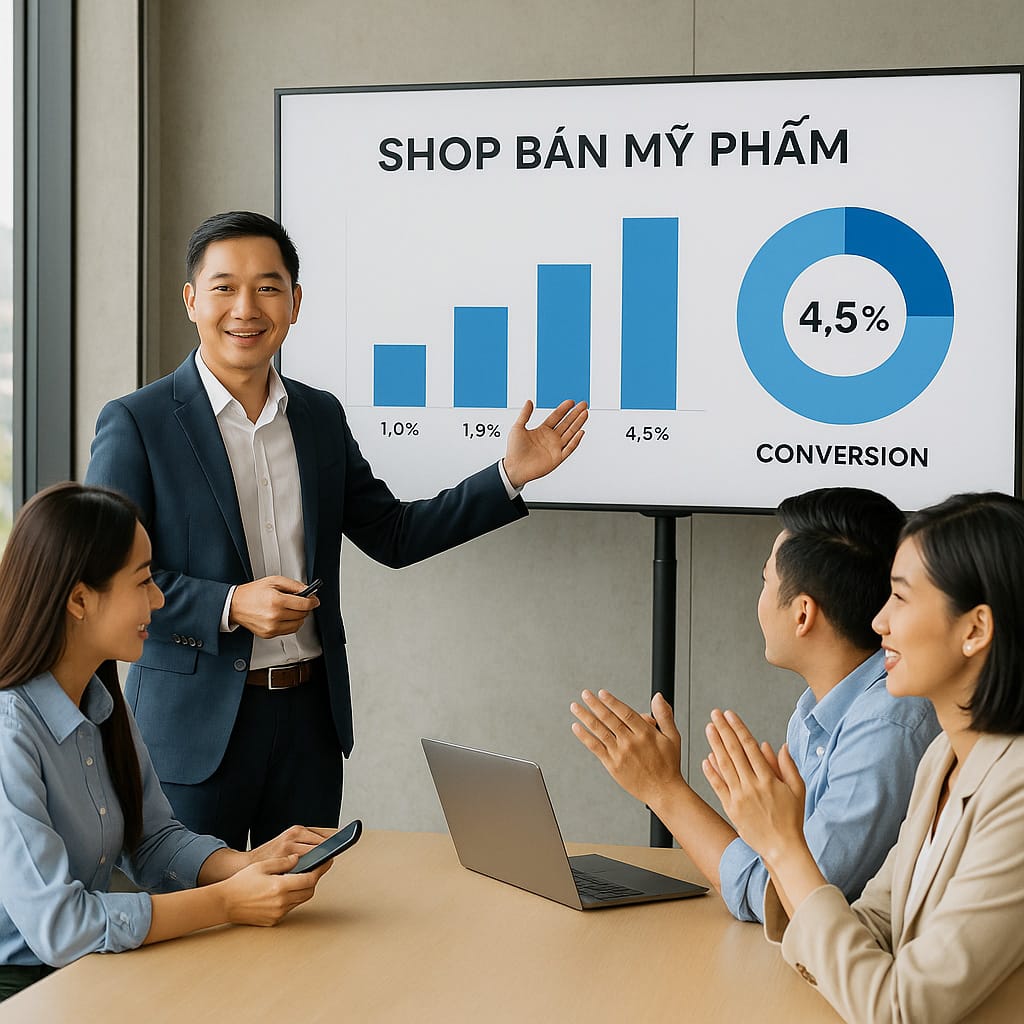 Thiết Kế Website Shop Bán Mỹ Phẩm – Chuẩn SEO, Giao Diện Đẹp