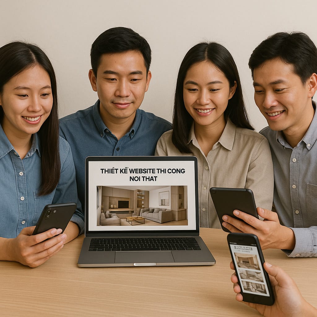Thiết Kế Website Thi Công Nội Thất – Đột Phá Doanh Thu