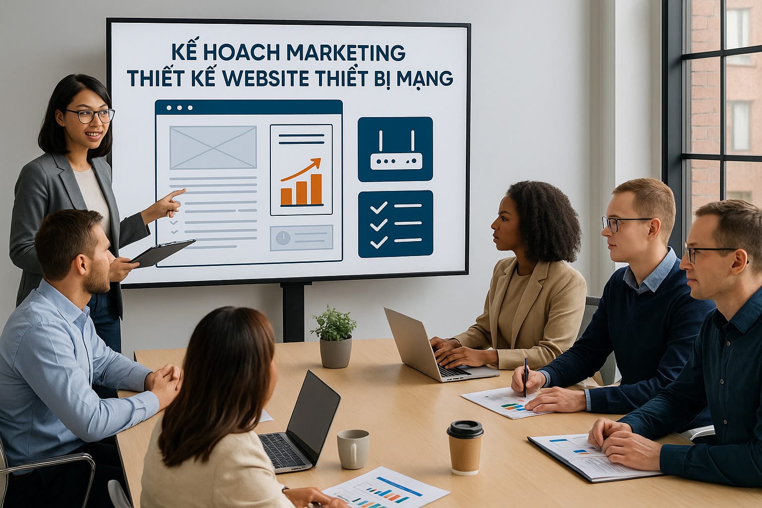 Thiết Kế Website Thiết Bị Mạng – Tối Ưu SEO & Bán Hàng