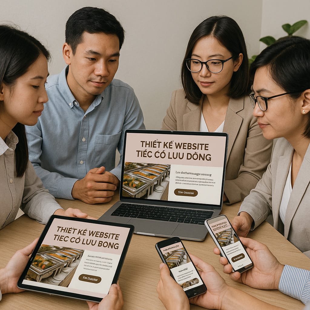 Thiết kế Website Tiệc Cỗ Lưu Động Chuẩn SEO – Tăng Doanh Thu