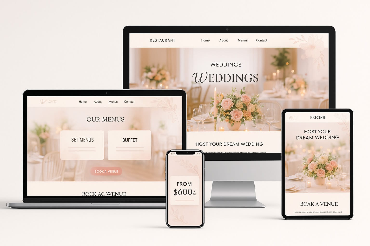 Thiết kế Website Tiệc Cưới Nhà Hàng Chuyên Nghiệp – Tối Ưu Chuẩn SEO