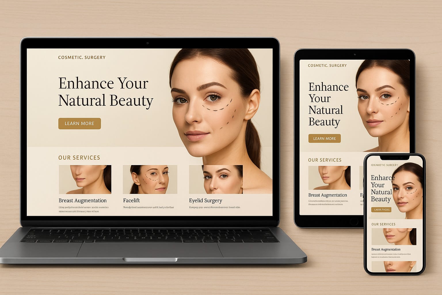 Thiết Kế Website Phẫu Thuật Thẩm Mỹ – Chuẩn SEO, Chuyên Nghiệp