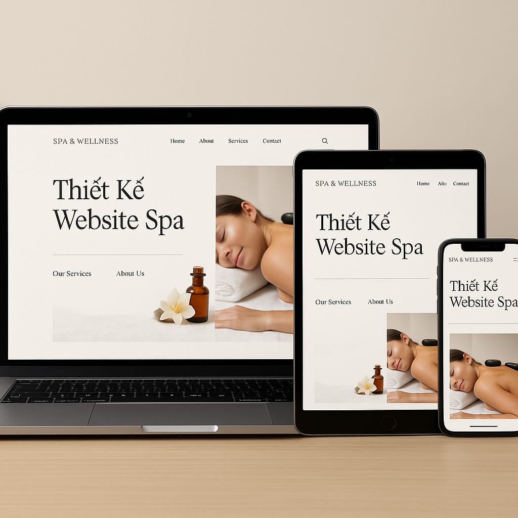 Thiết kế Website Spa Chuẩn SEO – Tối Ưu Thu Hút Khách Hàng