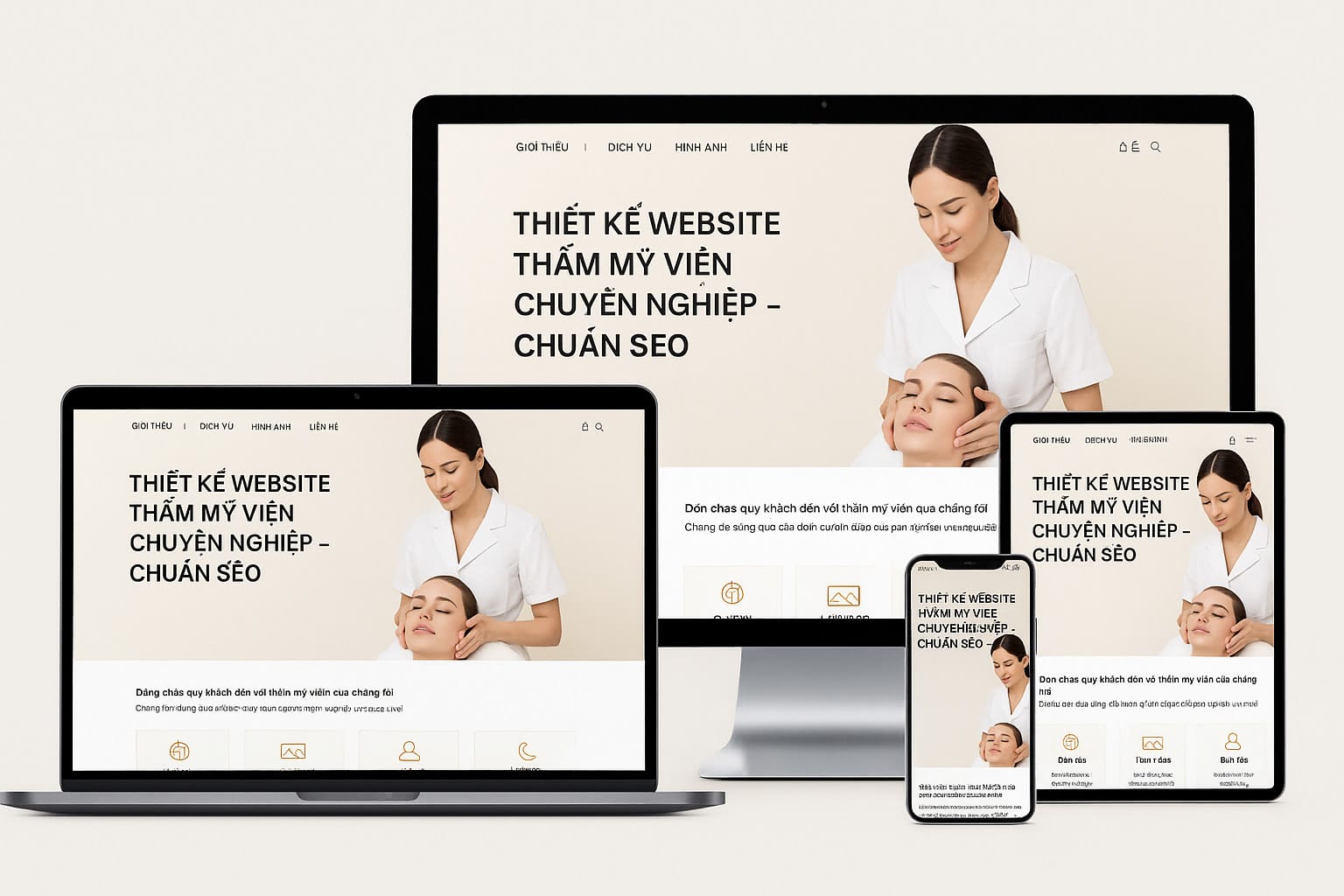 Thiết Kế Website Thẩm Mỹ Viện Chuyên Nghiệp – Chuẩn SEO